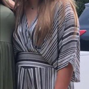 Striped Romper - Size Large, Worn once